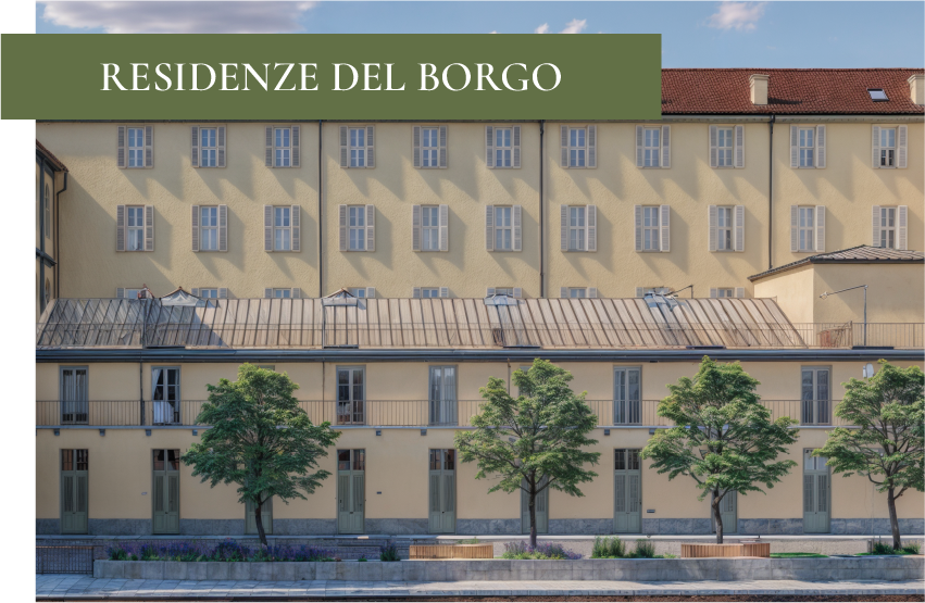 Basilike IPI Agency - appartamento delle Residenze del Borgo con parquet e caratteristico soffitto con mattoni a vista